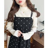 ブラック系その他 | カットジョーゼットダブルストラップキャミワンピース | moment+