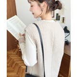 Vネックジャンパースカートリングフェイクウール | moment+ | 詳細画像21