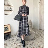 ツイードマーメイドワンピース | moment+ | 詳細画像11 