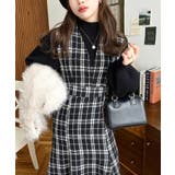 ツイードマーメイドワンピース | moment+ | 詳細画像12 