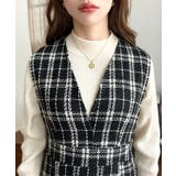 ツイードマーメイドワンピース | moment+ | 詳細画像18 