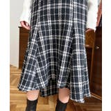 ツイードマーメイドワンピース | moment+ | 詳細画像20 