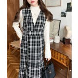 ツイードマーメイドワンピース | moment+ | 詳細画像3 