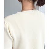 半袖ニットペプラムプルオーバー | moment+ | 詳細画像11 