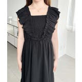 フロントシャーリングフリルワンピース | moment+ | 詳細画像12 