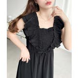 フロントシャーリングフリルワンピース | moment+ | 詳細画像8 