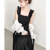 シャーリングティアードカットソーキャミワンピース | moment+ | 詳細画像14 