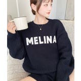 フェルトワッペンロゴニットプルオーバー&ショートパンツセットアップニット | moment+ | 詳細画像27 