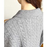 《セットアップ》ケーブル編みポロ&ショートパンツセットアップニット | moment+ | 詳細画像25 