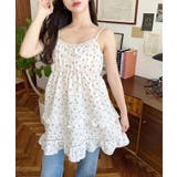 コットンレースフリルティアードキャミワンピース | moment+ | 詳細画像1 