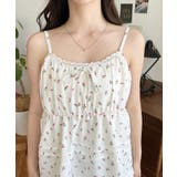 コットンレースフリルティアードキャミワンピース | moment+ | 詳細画像12 