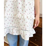 コットンレースフリルティアードキャミワンピース | moment+ | 詳細画像15 