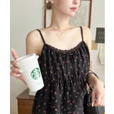 コットンレースフリルティアードキャミワンピース | moment+ | 詳細画像25 