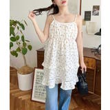 コットンレースフリルティアードキャミワンピース | moment+ | 詳細画像9 