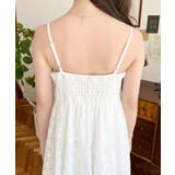 フラワーストレッチレースイレギュラーヘムキャミミニワンピース | moment+ | 詳細画像10