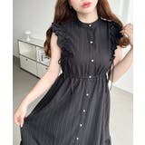 ドロストリボンショルダーフリルティアードシャツワンピース | moment+ | 詳細画像9 