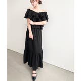 〈マルチWAY〉ショルダースリットクロスフリルセパレートワンピース | moment+ | 詳細画像10 