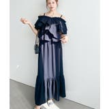 〈マルチWAY〉ショルダースリットクロスフリルセパレートワンピース | moment+ | 詳細画像30 