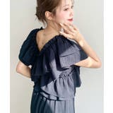 〈マルチWAY〉ショルダースリットクロスフリルセパレートワンピース | moment+ | 詳細画像31 