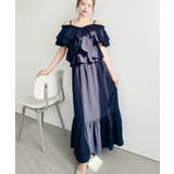 〈マルチWAY〉ショルダースリットクロスフリルセパレートワンピース | moment+ | 詳細画像34 