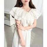 〈マルチWAY〉ショルダースリットクロスフリルセパレートワンピース | moment+ | 詳細画像5 