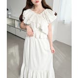 〈マルチWAY〉ショルダースリットクロスフリルセパレートワンピース | moment+ | 詳細画像6 