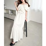 〈マルチWAY〉ショルダースリットクロスフリルセパレートワンピース | moment+ | 詳細画像9 