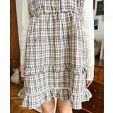 フリルティアードキャミチェックワンピース | moment+ | 詳細画像11 