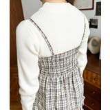 フリルティアードキャミチェックワンピース | moment+ | 詳細画像12 