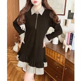 シャツドッキングフリルミニワンピース | moment+ | 詳細画像13