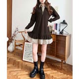 シャツドッキングフリルミニワンピース | moment+ | 詳細画像14