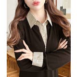 シャツドッキングフリルミニワンピース | moment+ | 詳細画像15