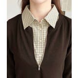 シャツドッキングフリルミニワンピース | moment+ | 詳細画像17