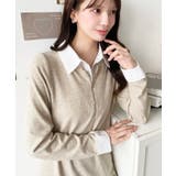 シャツドッキングフリルミニワンピース | moment+ | 詳細画像25