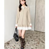 シャツドッキングフリルミニワンピース | moment+ | 詳細画像27