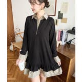 シャツドッキングフリルミニワンピース | moment+ | 詳細画像9