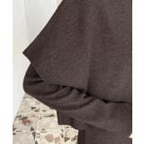 タートルネックベスト&クルーネック長袖ニットワンピース | moment+ | 詳細画像40