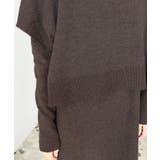 タートルネックベスト&クルーネック長袖ニットワンピース | moment+ | 詳細画像41