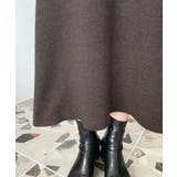 タートルネックベスト&クルーネック長袖ニットワンピース | moment+ | 詳細画像42