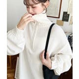 ハーフジップニットワンピース6G | moment+ | 詳細画像11 