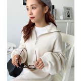 ハーフジップニットワンピース6G | moment+ | 詳細画像12 