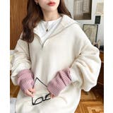 ハーフジップニットワンピース6G | moment+ | 詳細画像15 