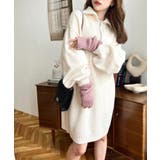 ハーフジップニットワンピース6G | moment+ | 詳細画像16 