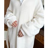 ハーフジップニットワンピース6G | moment+ | 詳細画像20 