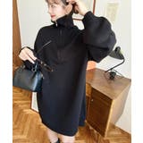 ハーフジップニットワンピース6G | moment+ | 詳細画像35 