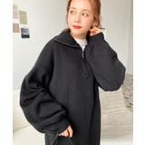 ハーフジップニットワンピース6G | moment+ | 詳細画像38 