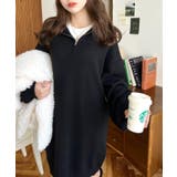 ハーフジップニットワンピース6G | moment+ | 詳細画像41 