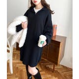 ハーフジップニットワンピース6G | moment+ | 詳細画像42 