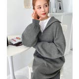 ハーフジップニットワンピース6G | moment+ | 詳細画像47 