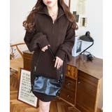 ハーフジップニットワンピース6G | moment+ | 詳細画像55 